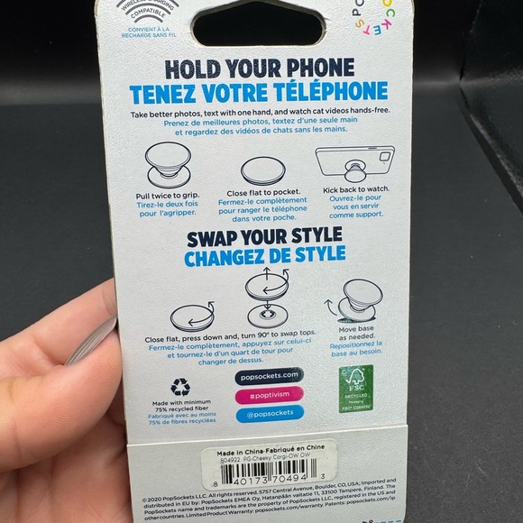 5/$25 PopSocket Corgi Phone Grip - Multicolor - Picture 5 of 5